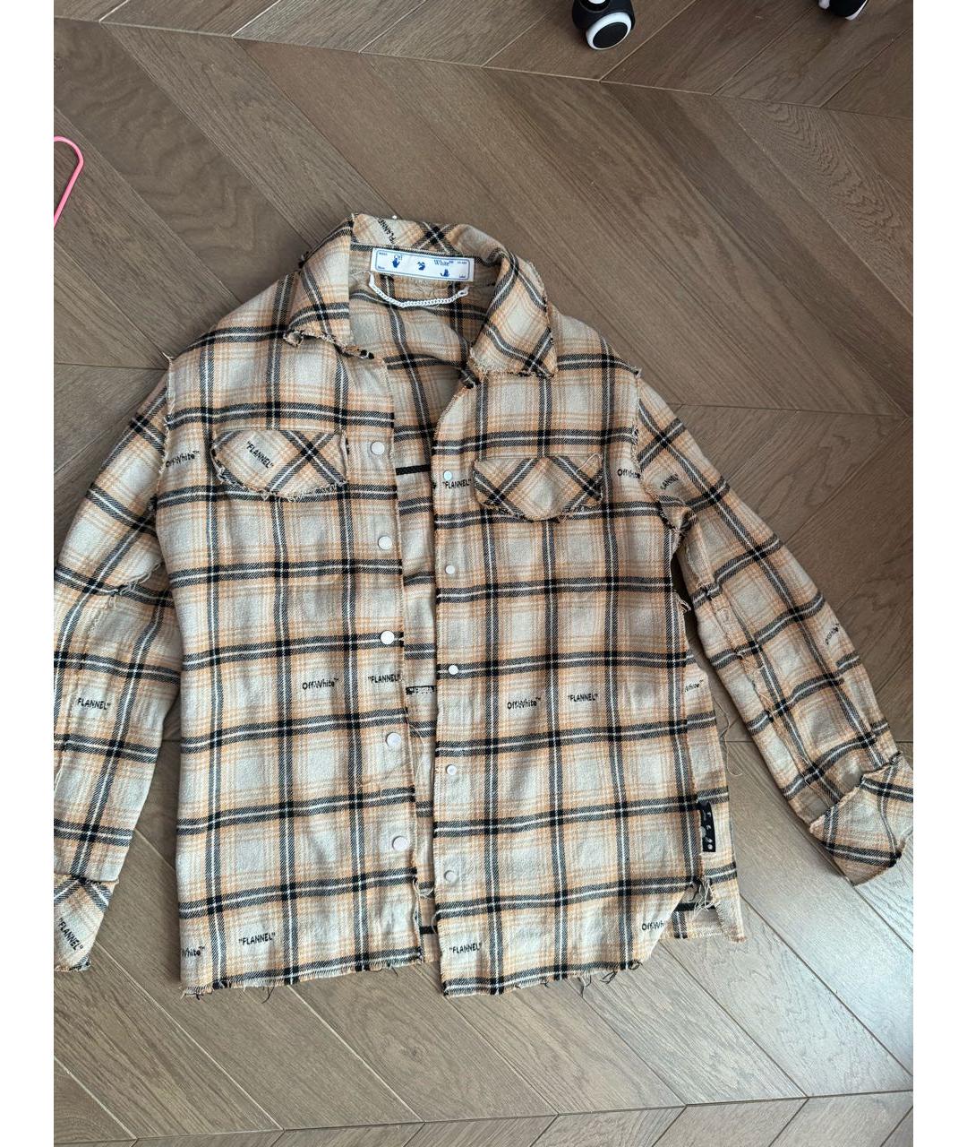 OFF-WHITE Мульти хлопковая рубашка, фото 5