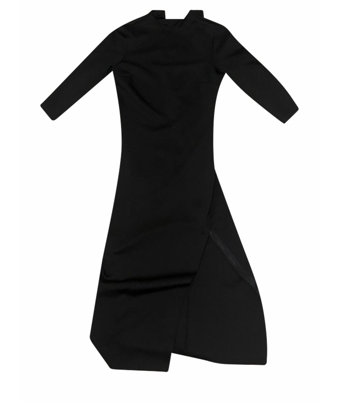 CALVIN KLEIN Черное повседневное платье, фото 1