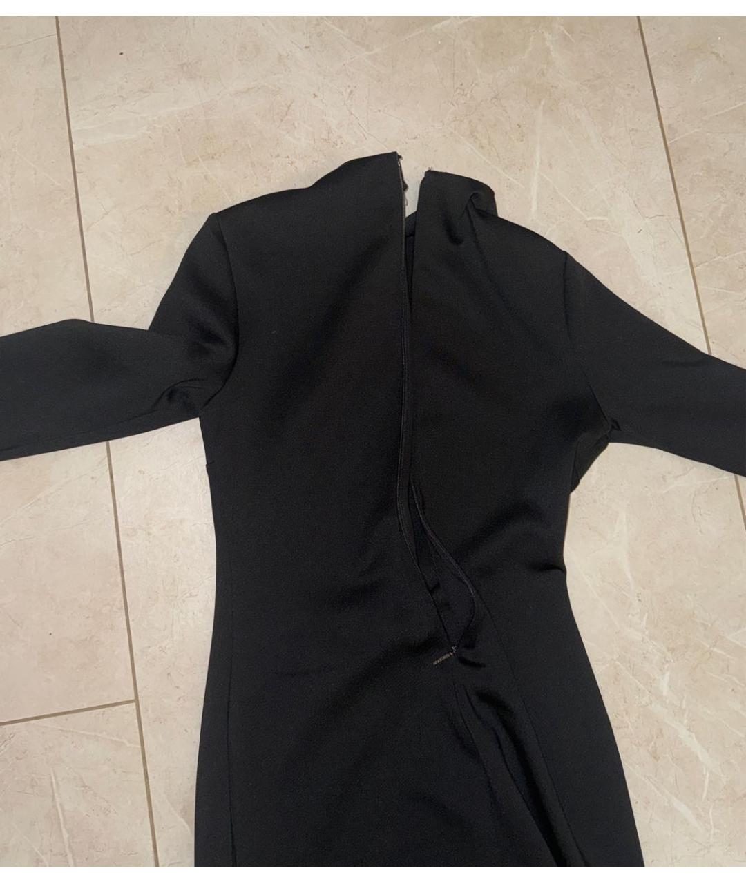 CALVIN KLEIN Черное повседневное платье, фото 3