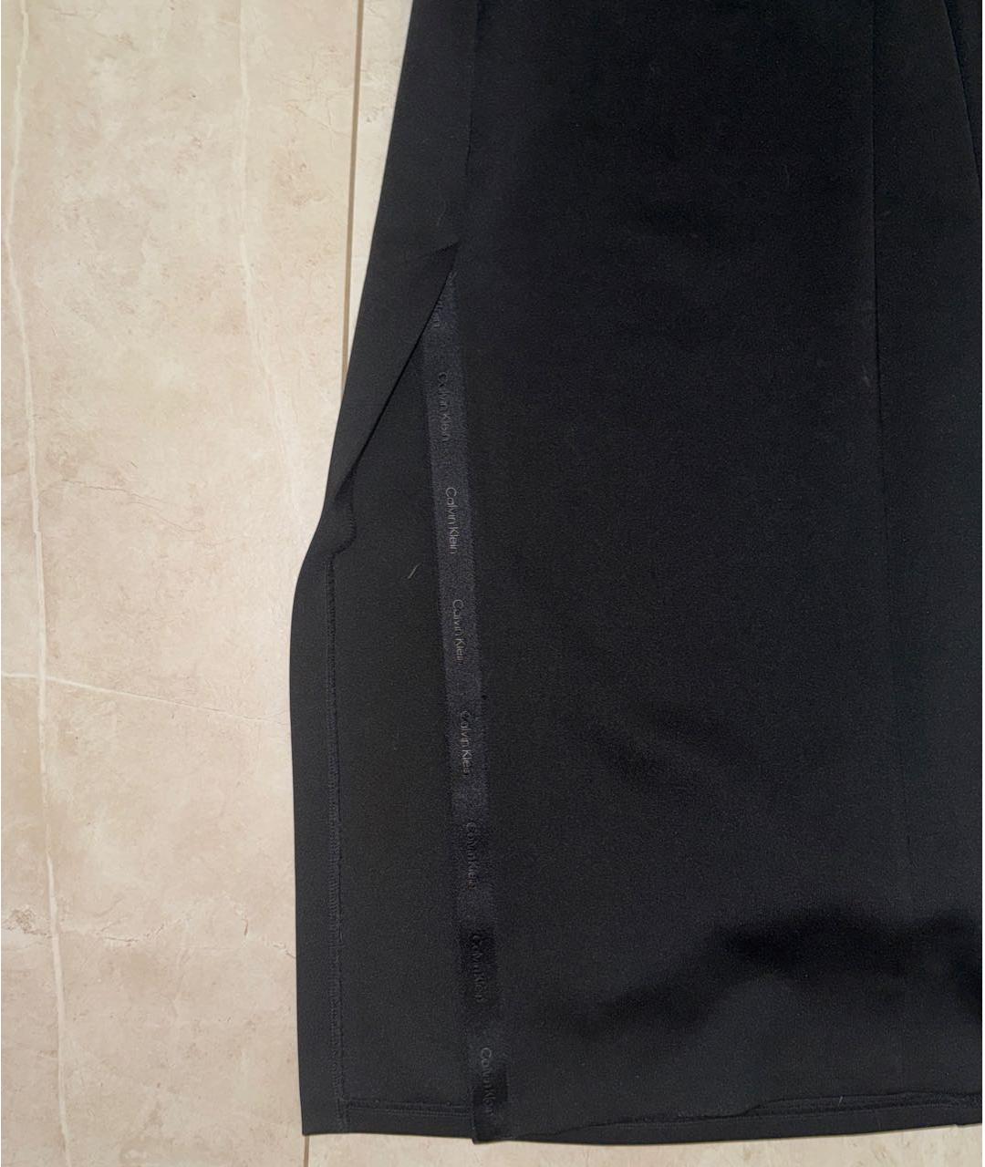CALVIN KLEIN Черное повседневное платье, фото 4
