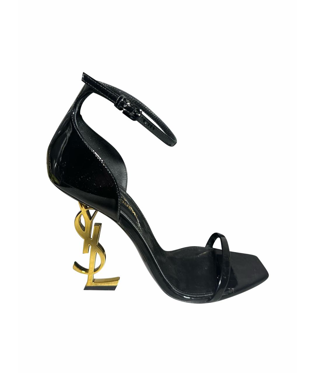 YVES SAINT LAURENT BEAUTY Черные туфли из лакированной кожи, фото 1