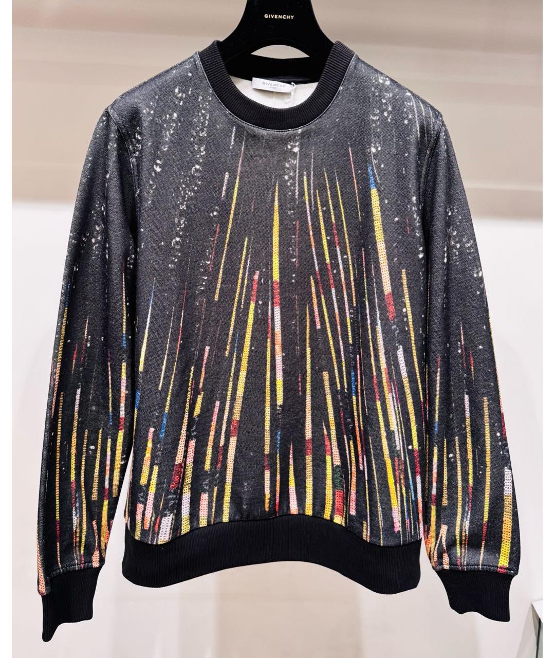 GIVENCHY Антрацитовый хлопковый джемпер / свитер, фото 8