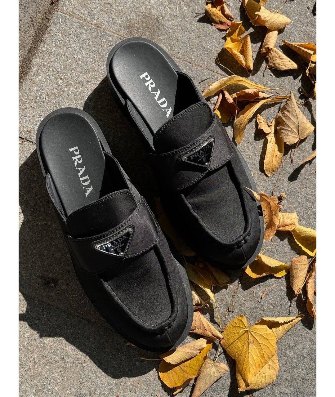 PRADA Черные мюли, фото 5