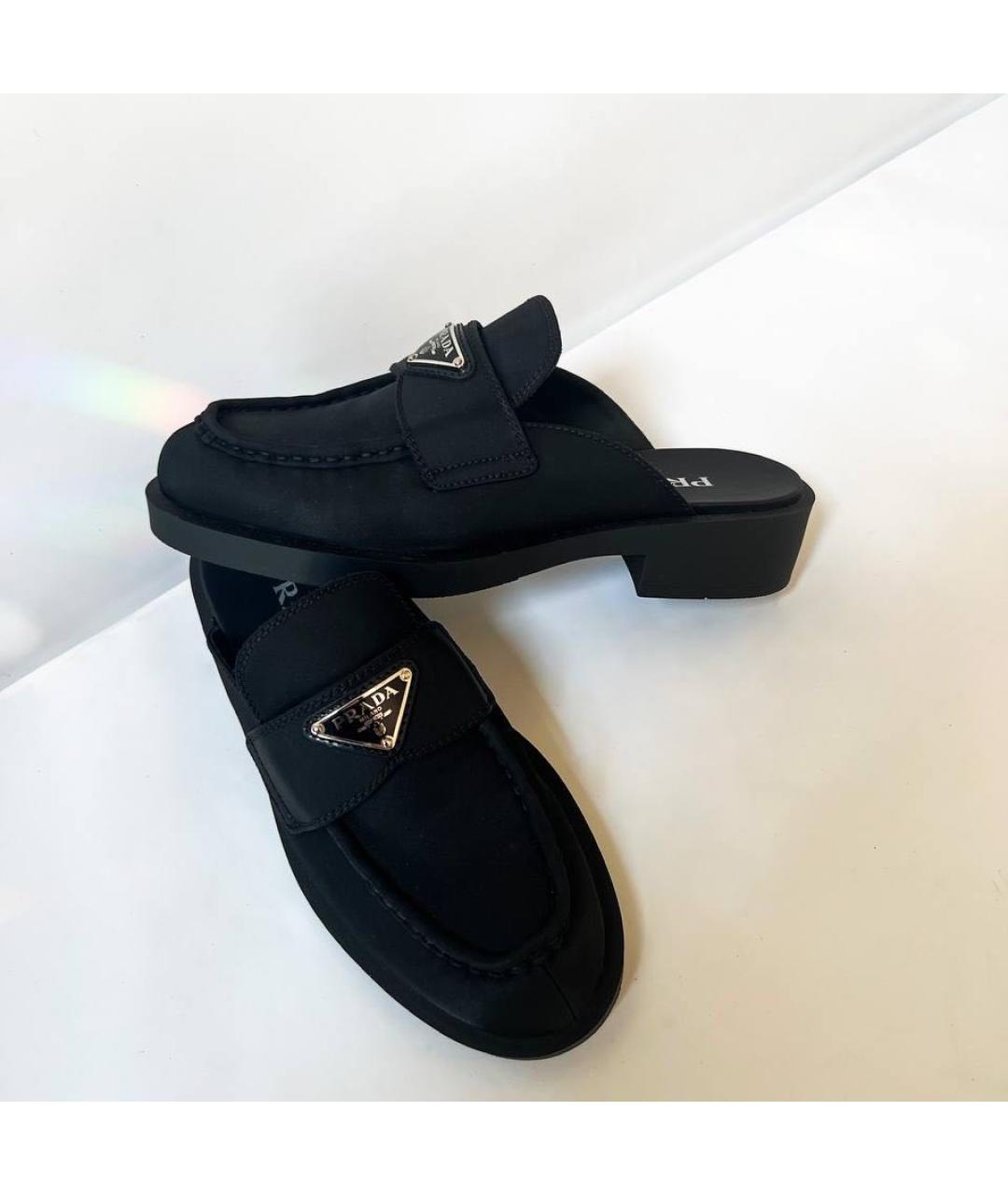 PRADA Черные мюли, фото 3