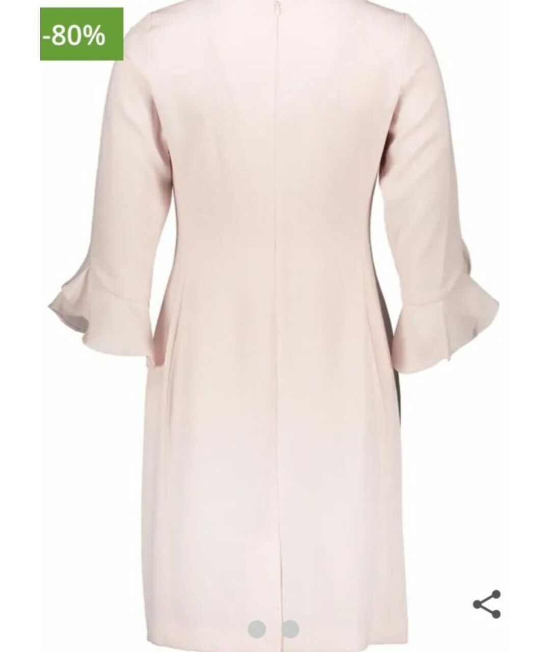 KARL LAGERFELD Розовое синтетическое повседневное платье, фото 2