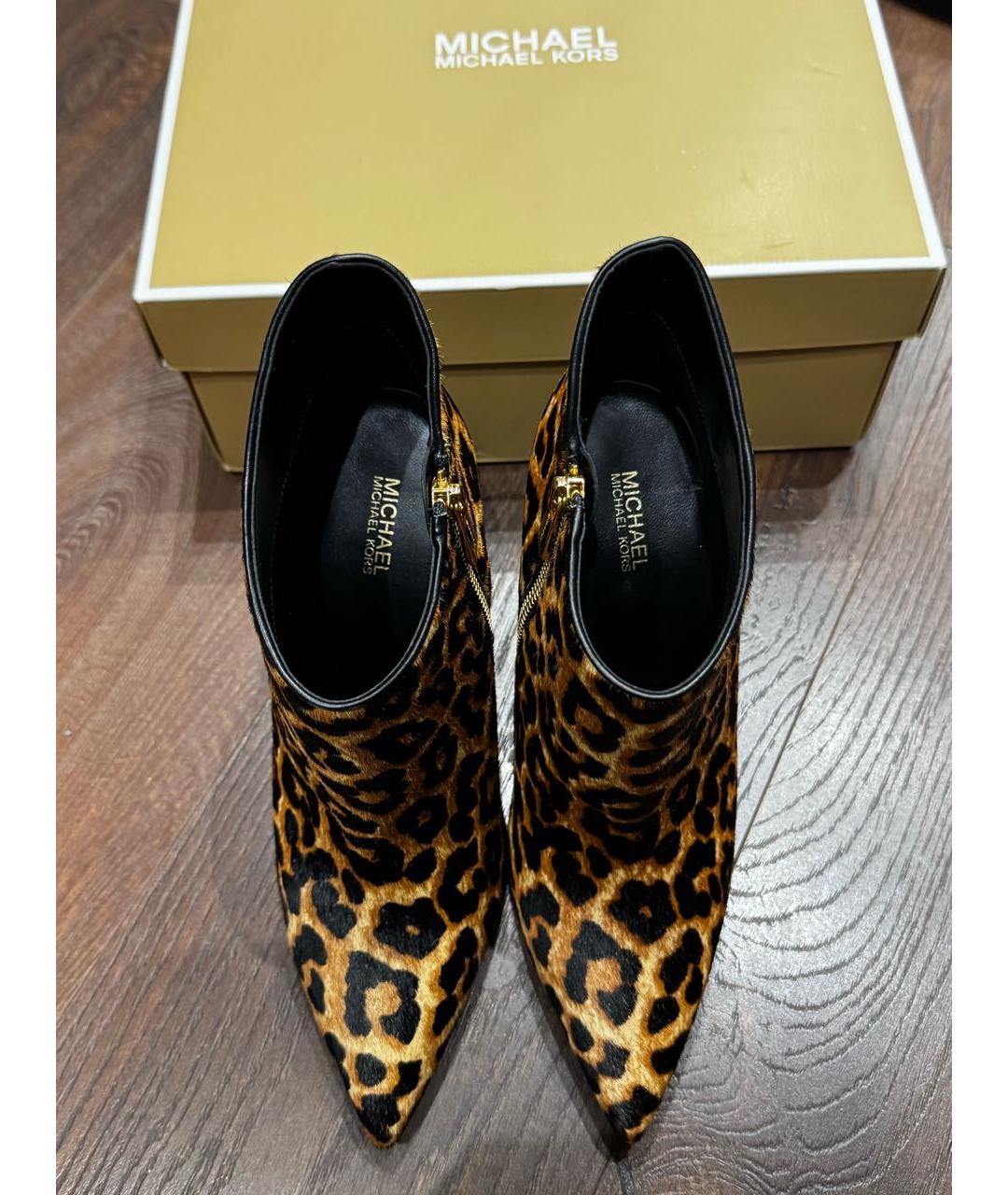MICHAEL KORS Кожаные ботильоны, фото 5