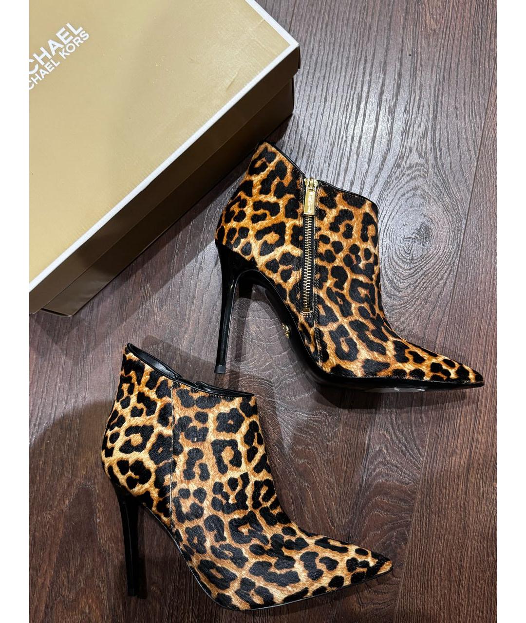 MICHAEL KORS Кожаные ботильоны, фото 2