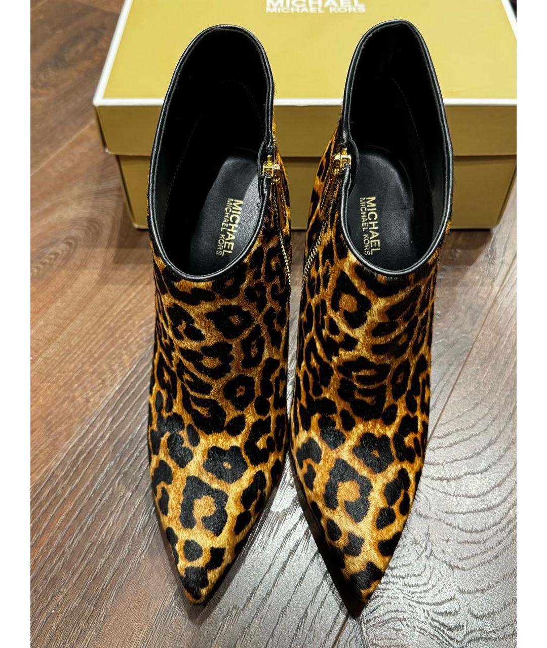 MICHAEL KORS Кожаные ботильоны, фото 6