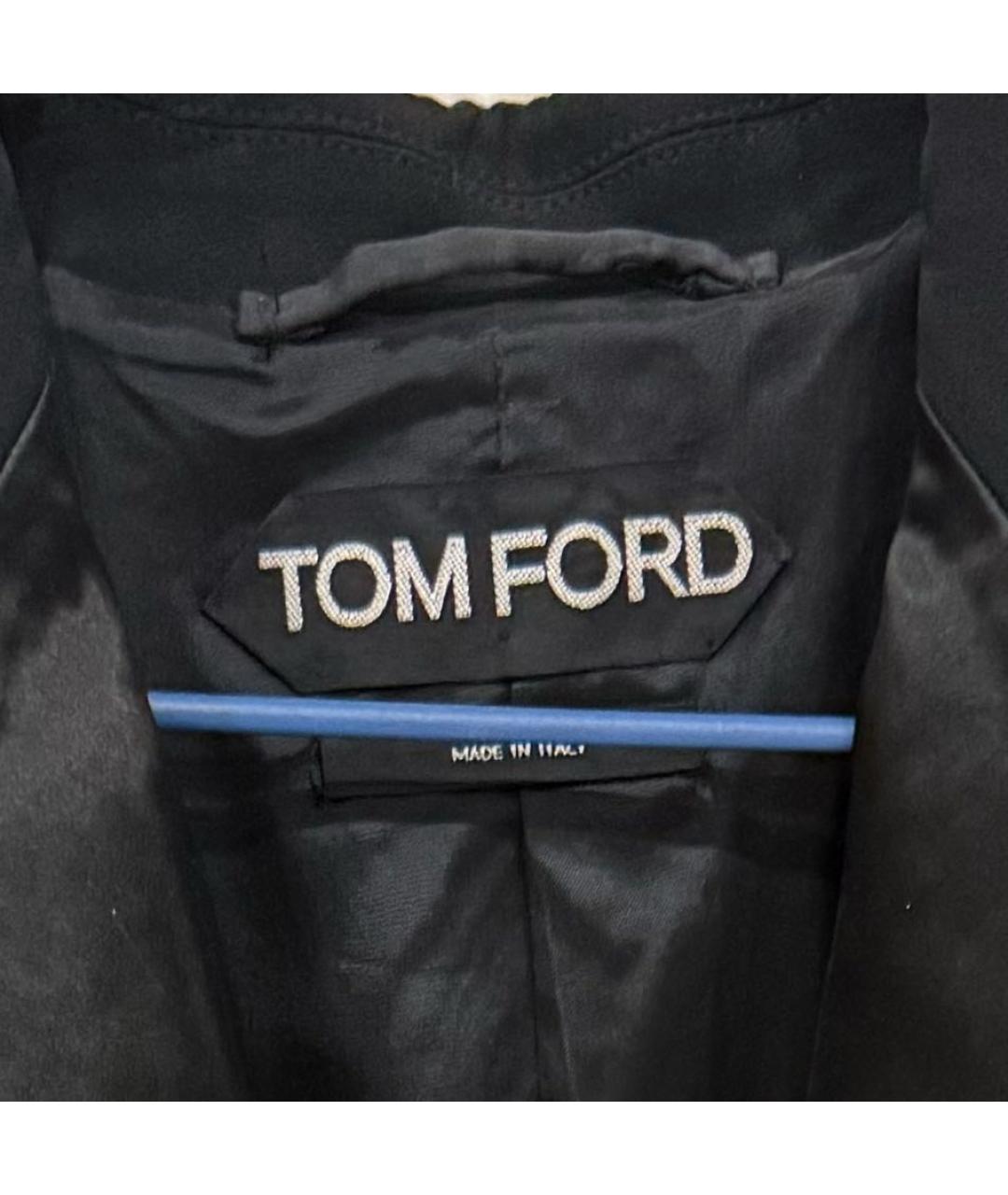 TOM FORD Черный вискозный жакет/пиджак, фото 3