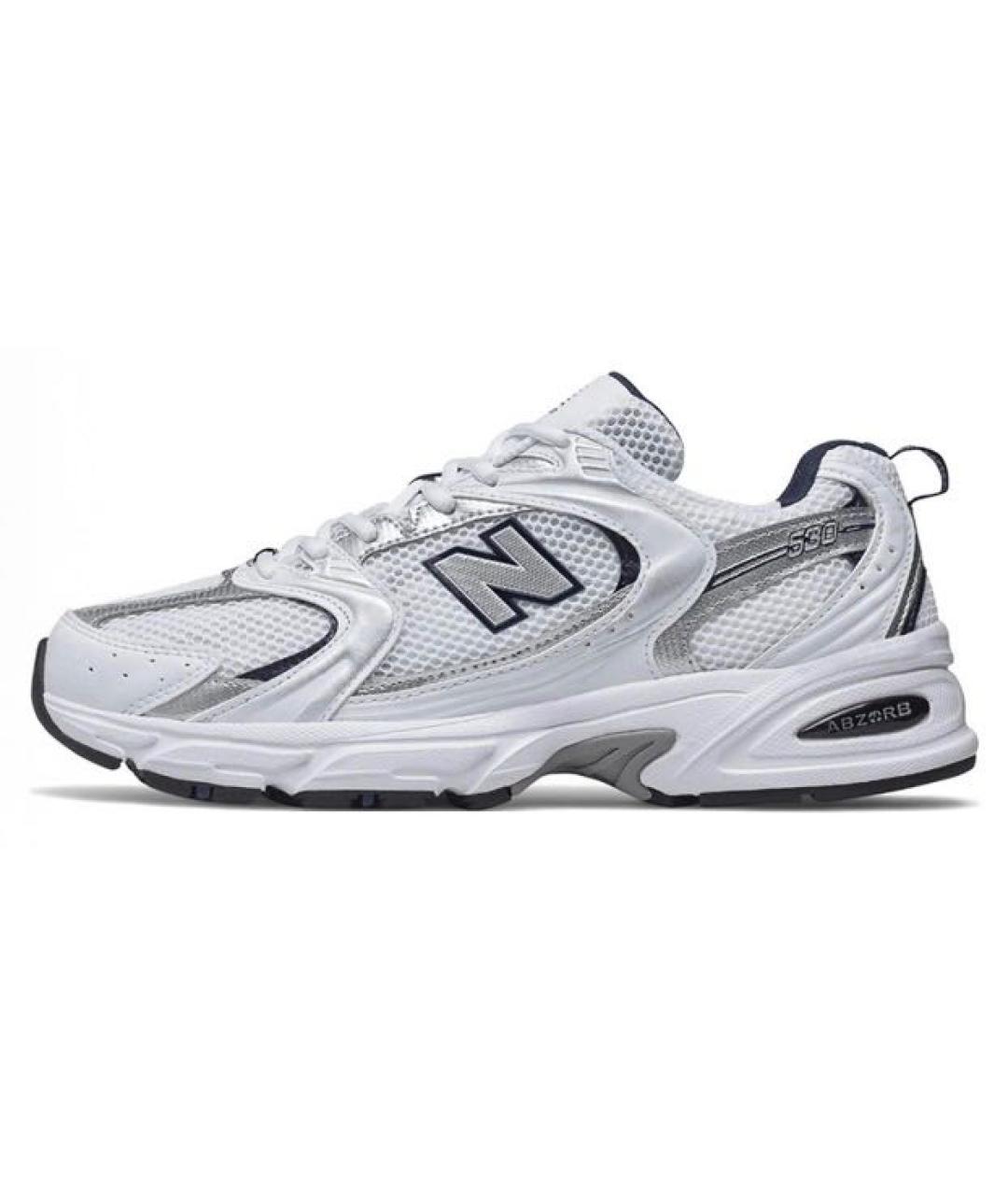 NEW BALANCE Серые текстильные низкие кроссовки / кеды, фото 8