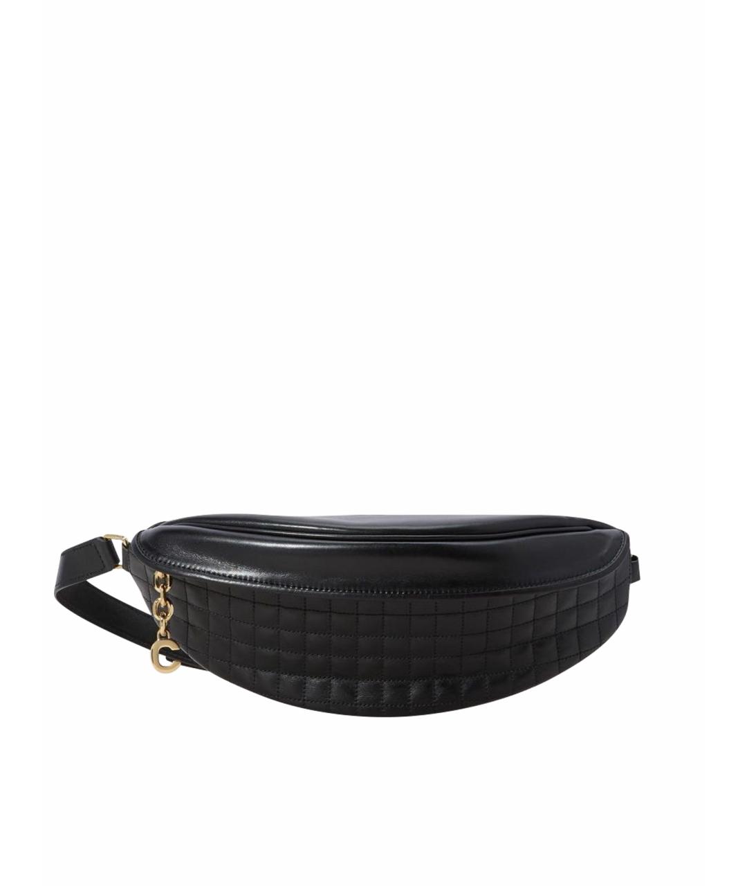 CELINE Черная кожаная поясная сумка, фото 1