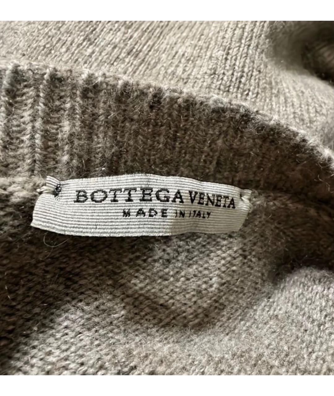 BOTTEGA VENETA Бежевый шерстяной джемпер / свитер, фото 4