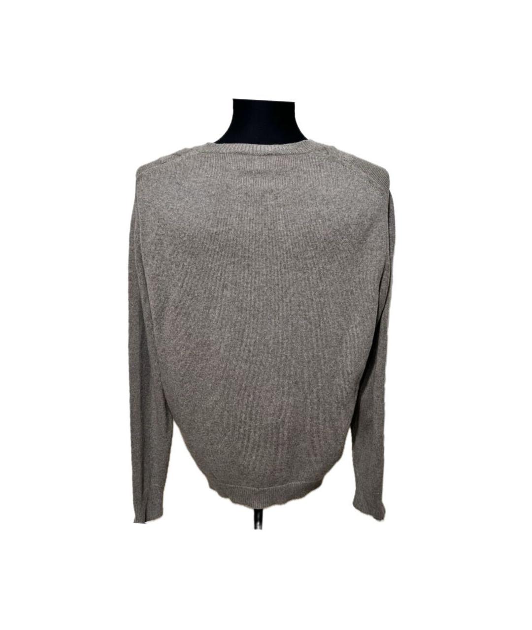 BOTTEGA VENETA Бежевый шерстяной джемпер / свитер, фото 2