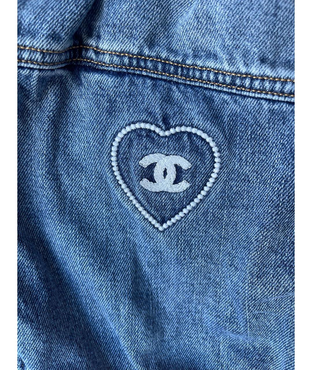 CHANEL Голубая куртка, фото 2