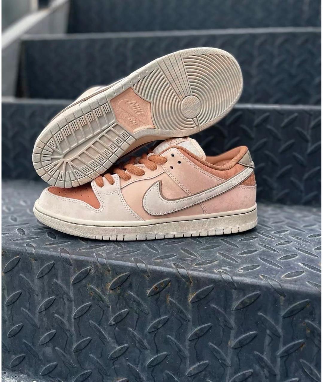NIKE Розовые текстильные кроссовки, фото 5