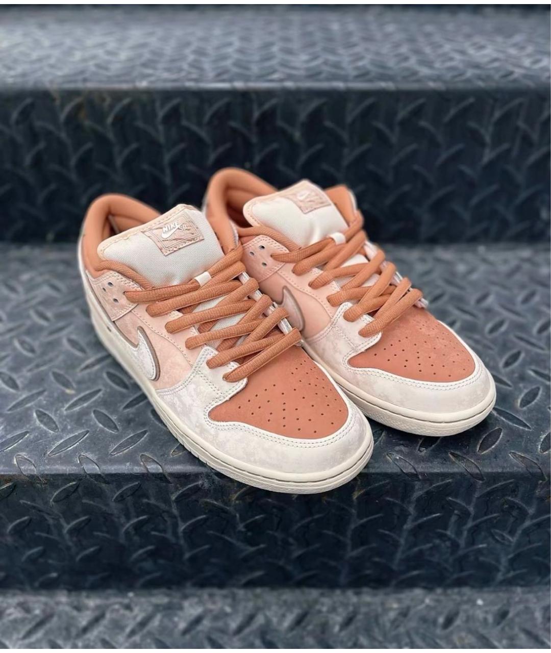 NIKE Розовые текстильные кроссовки, фото 2