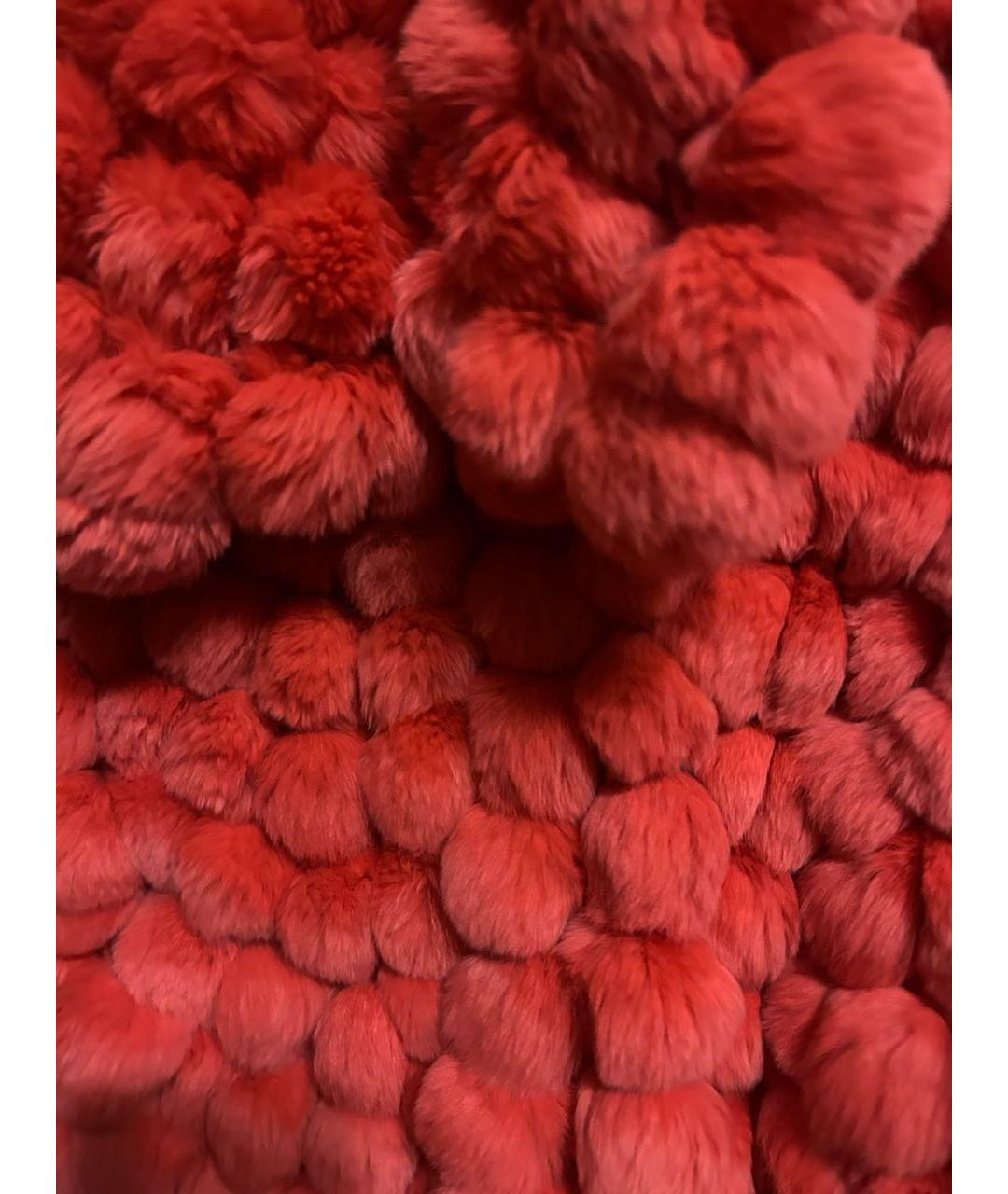 GIORGIO ARMANI Розовая меховая шуба, фото 4
