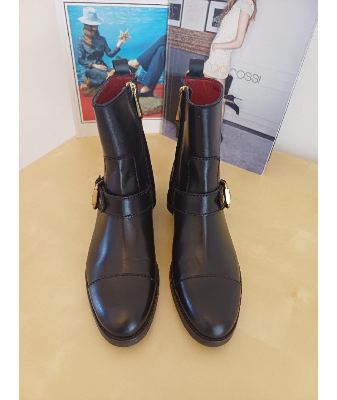 BALLY Черные кожаные ботинки, фото 6