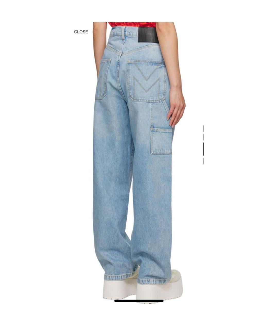 MARC JACOBS Голубые прямые джинсы, фото 3