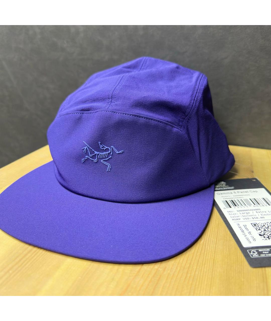 ARCTERYX Фиолетовая синтетическая кепка/бейсболка, фото 9