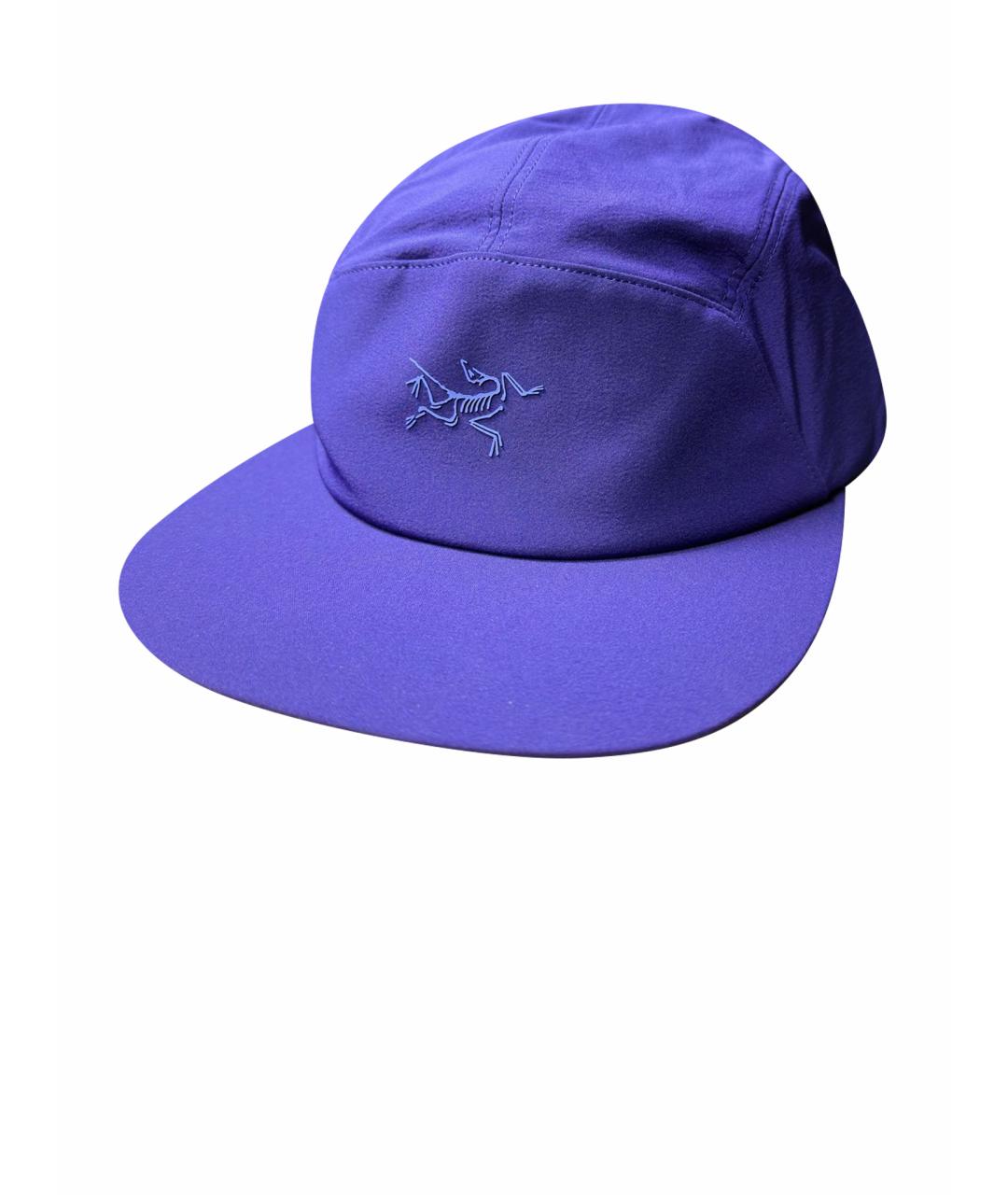 ARCTERYX Фиолетовая синтетическая кепка/бейсболка, фото 1