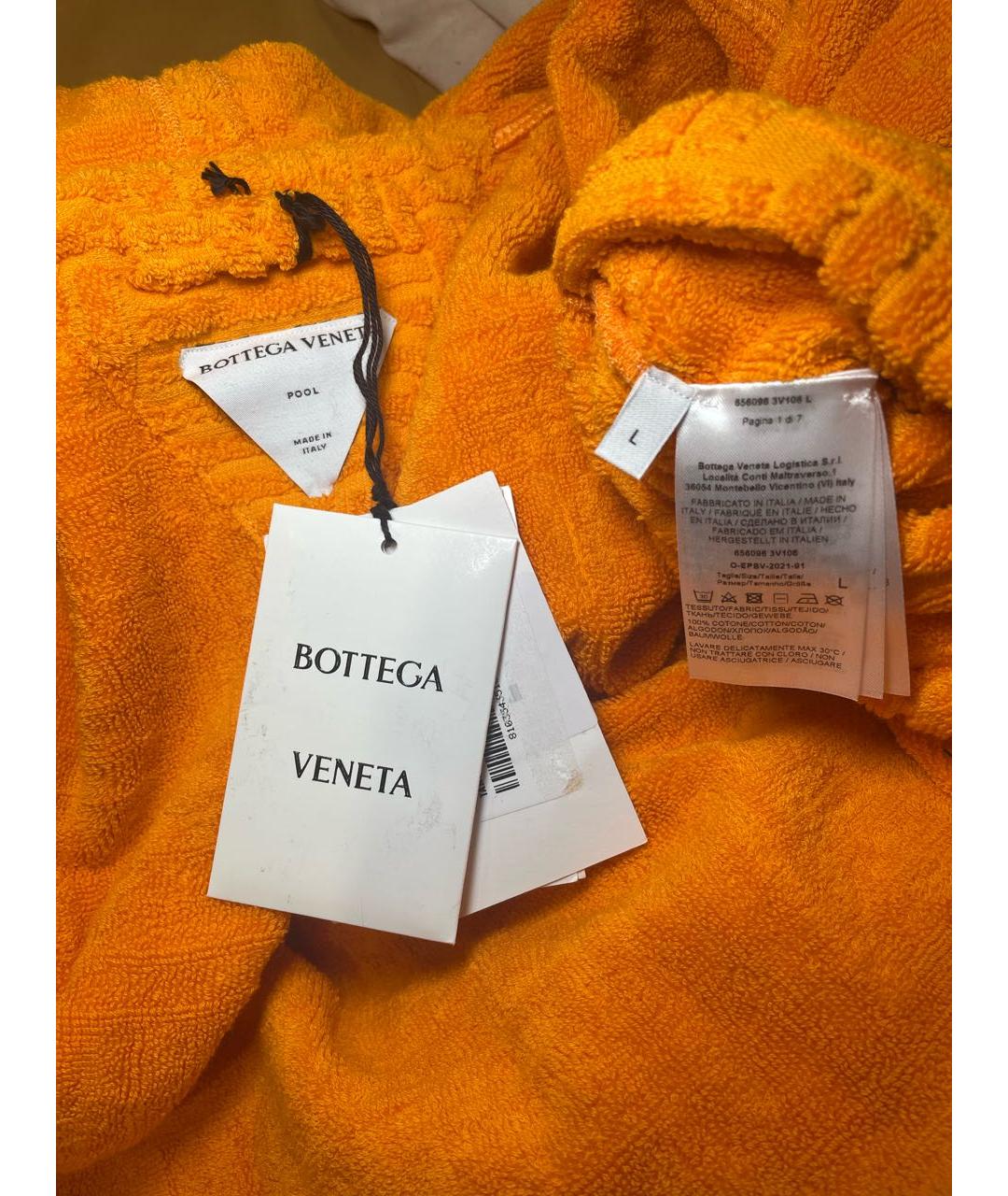 BOTTEGA VENETA Оранжевый халат, фото 5