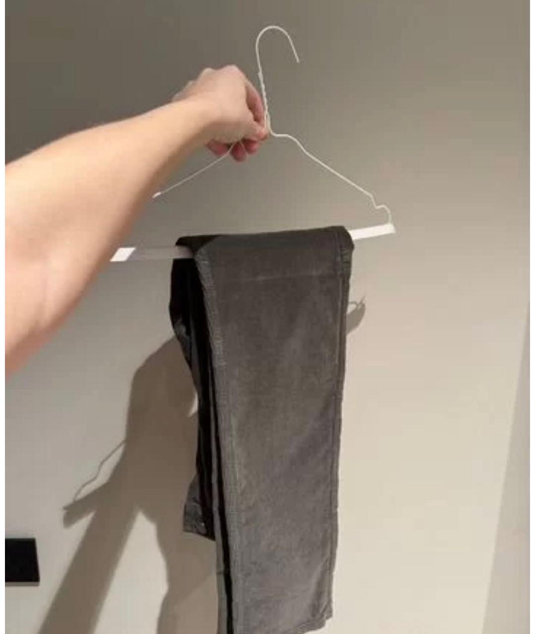 LORO PIANA Хаки бархатные брюки узкие, фото 6