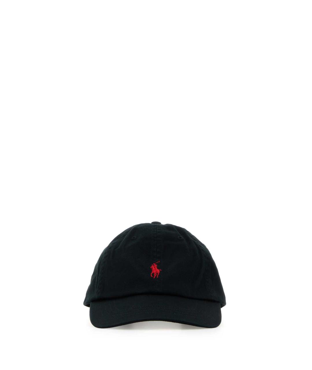 POLO RALPH LAUREN Черная хлопковая кепка, фото 1