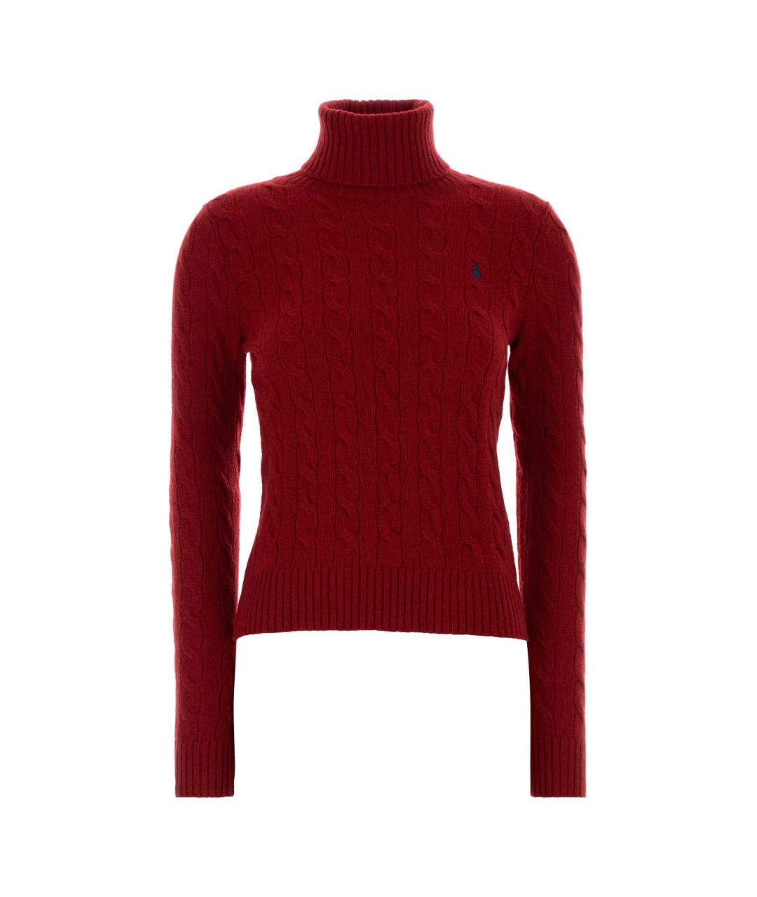 POLO RALPH LAUREN Красный кашемировый джемпер / свитер, фото 1