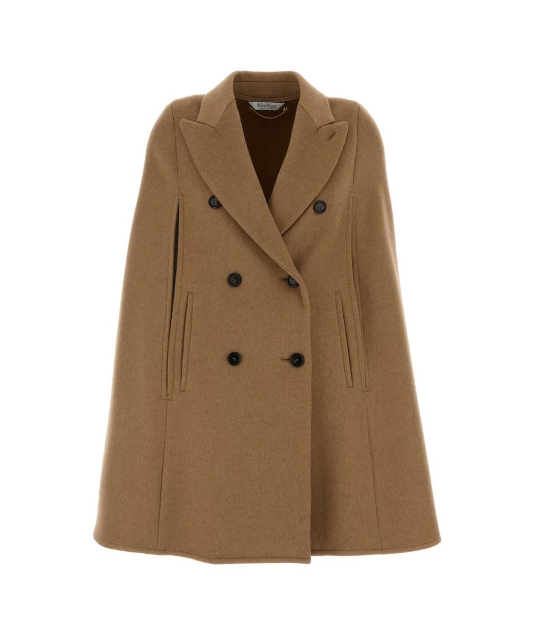 MAX MARA Бежевый шерстяной шарф, фото 1