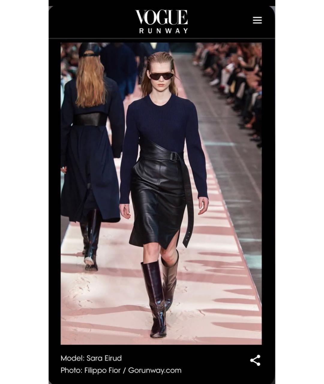 MAX MARA Темно-синее шерстяное платье, фото 5
