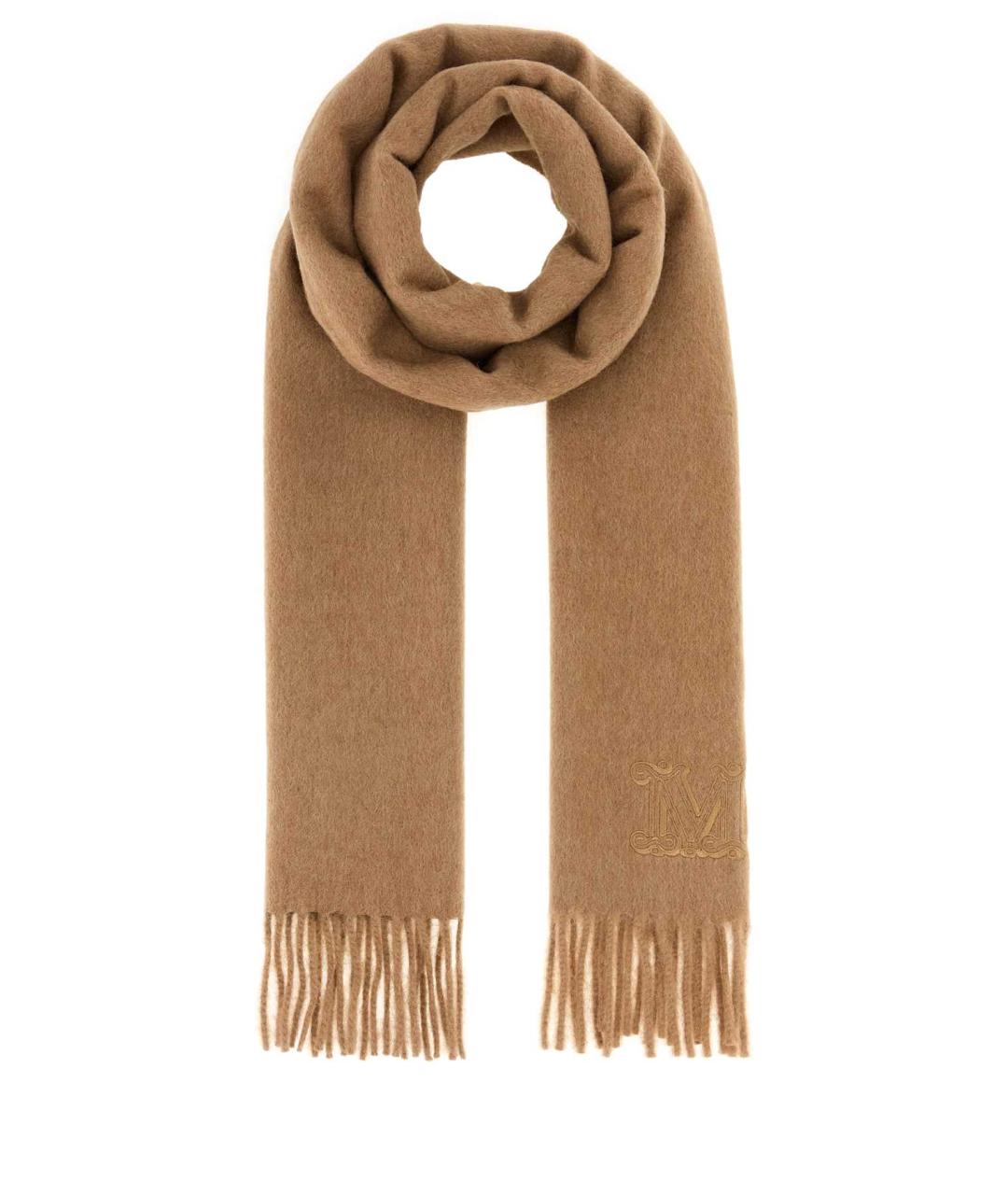 MAX MARA Бежевый шарф, фото 1