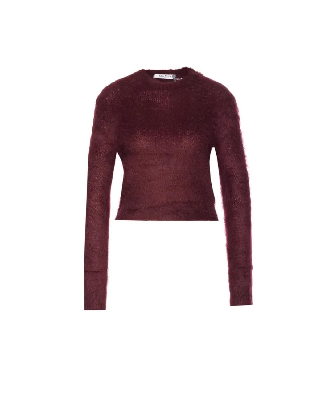MAX MARA Бордовый джемпер / свитер, фото 1