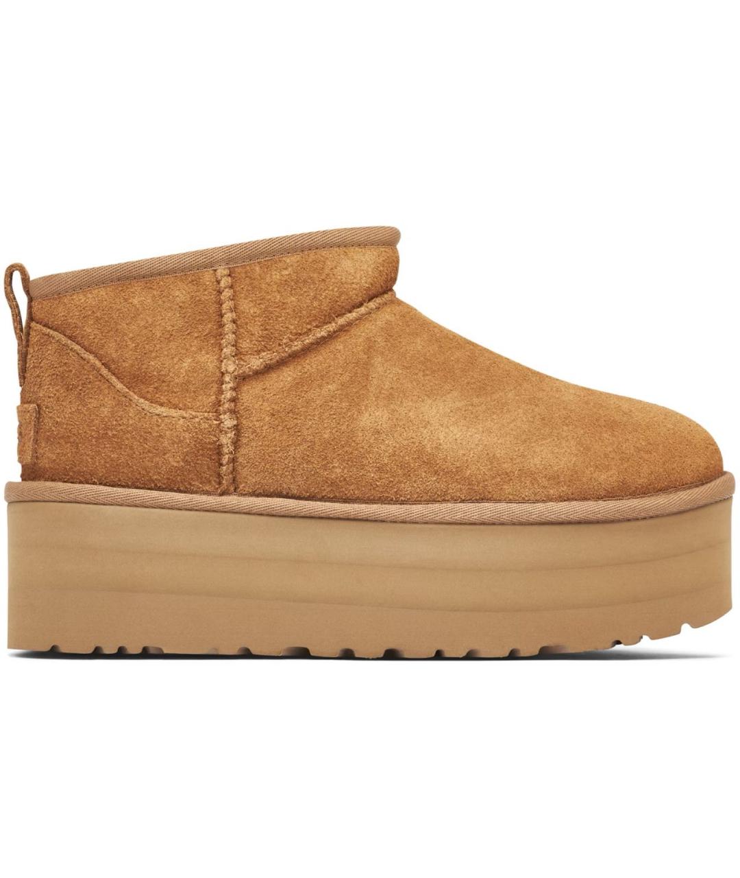 UGG AUSTRALIA Коричневые замшевые ботинки, фото 9