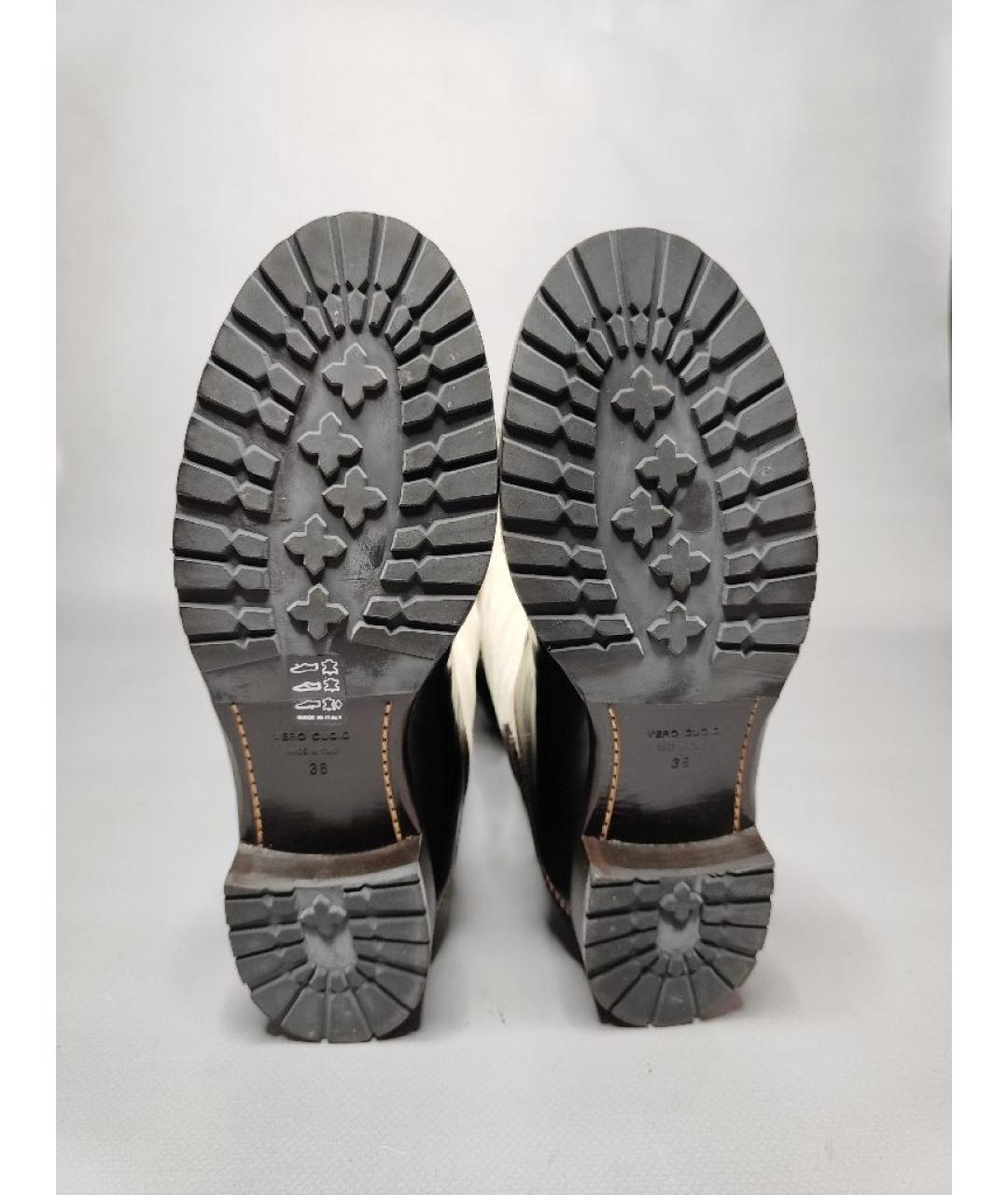 GIUSEPPE ZANOTTI DESIGN Черные кожаные сапоги, фото 6