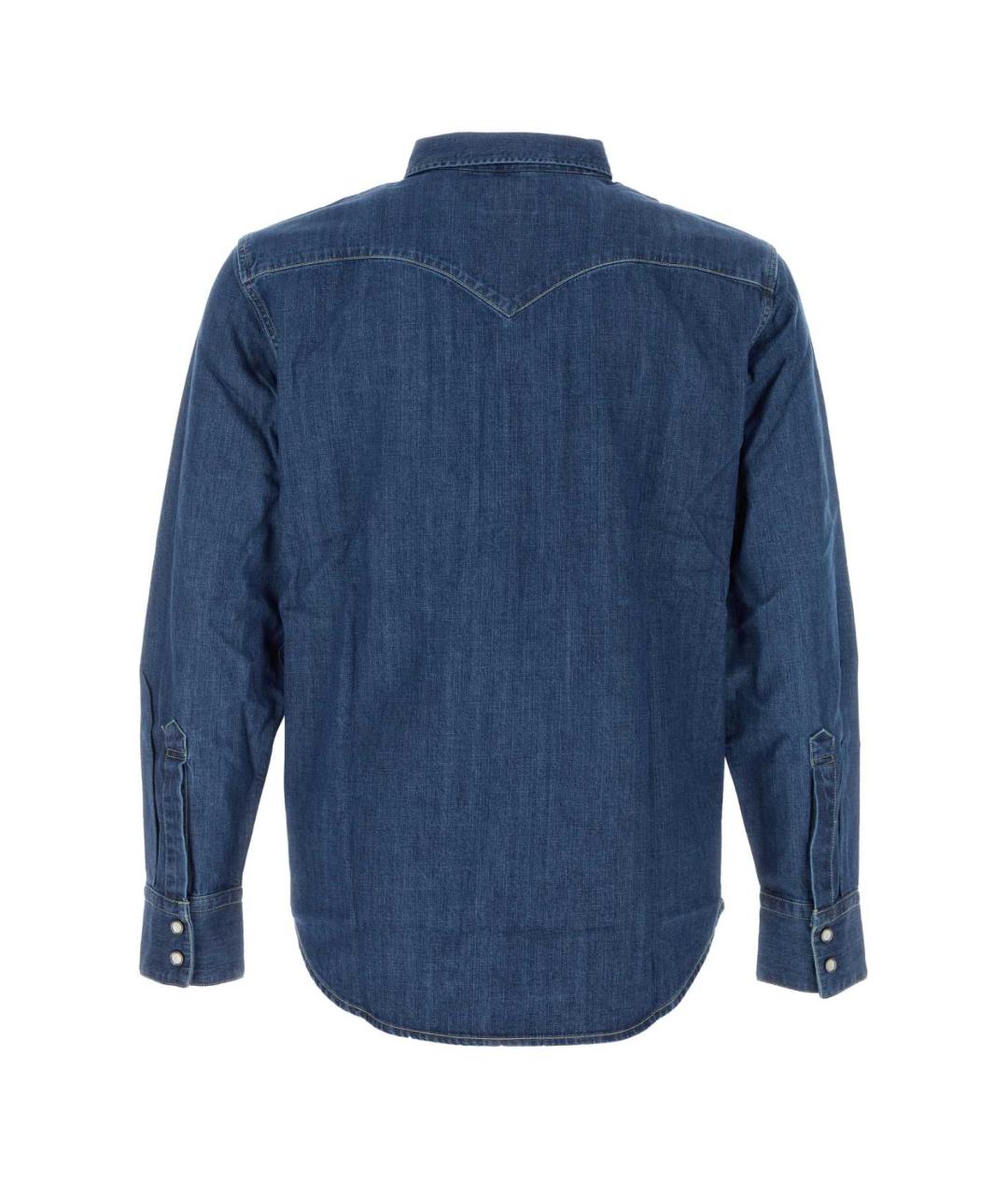 LEVI'S Синяя хлопковая кэжуал рубашка, фото 2