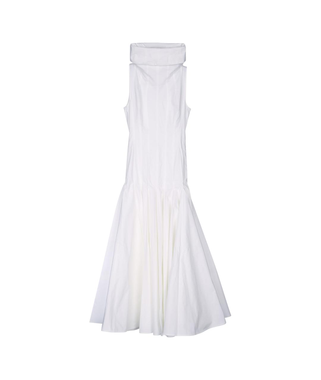 JACQUEMUS Белое вискозное платье, фото 1