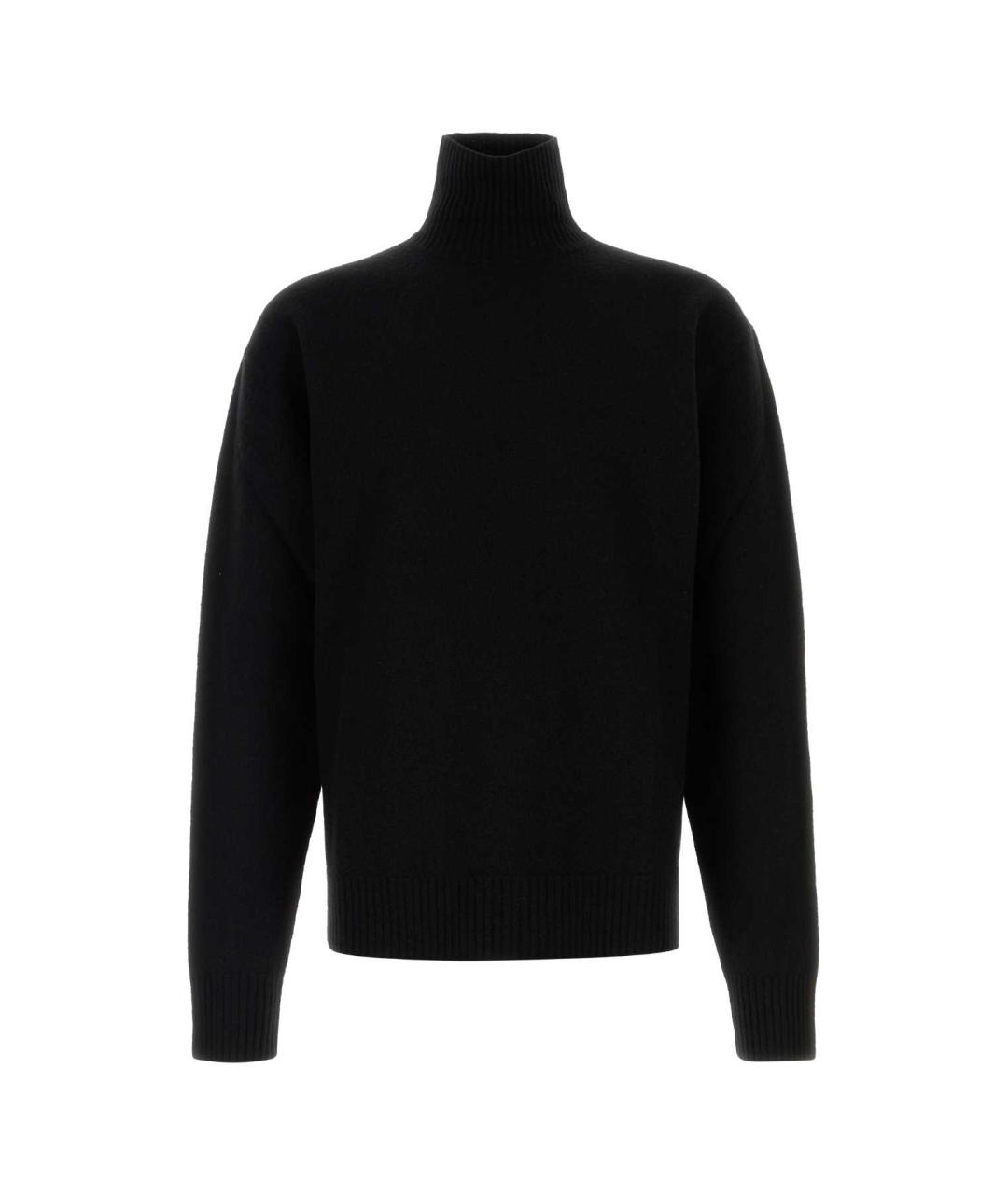 JIL SANDER Черный шерстяной джемпер / свитер, фото 1