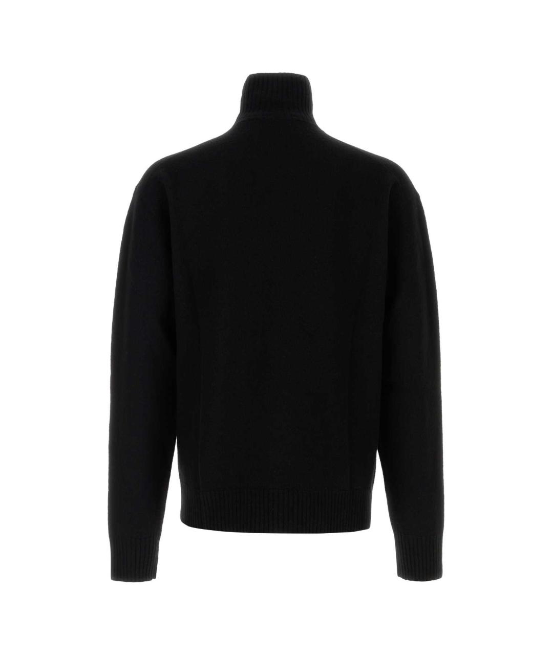 JIL SANDER Черный шерстяной джемпер / свитер, фото 2