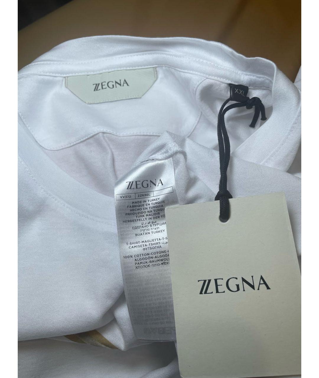 ERMENEGILDO ZEGNA XXX Белая хлопковая футболка, фото 5