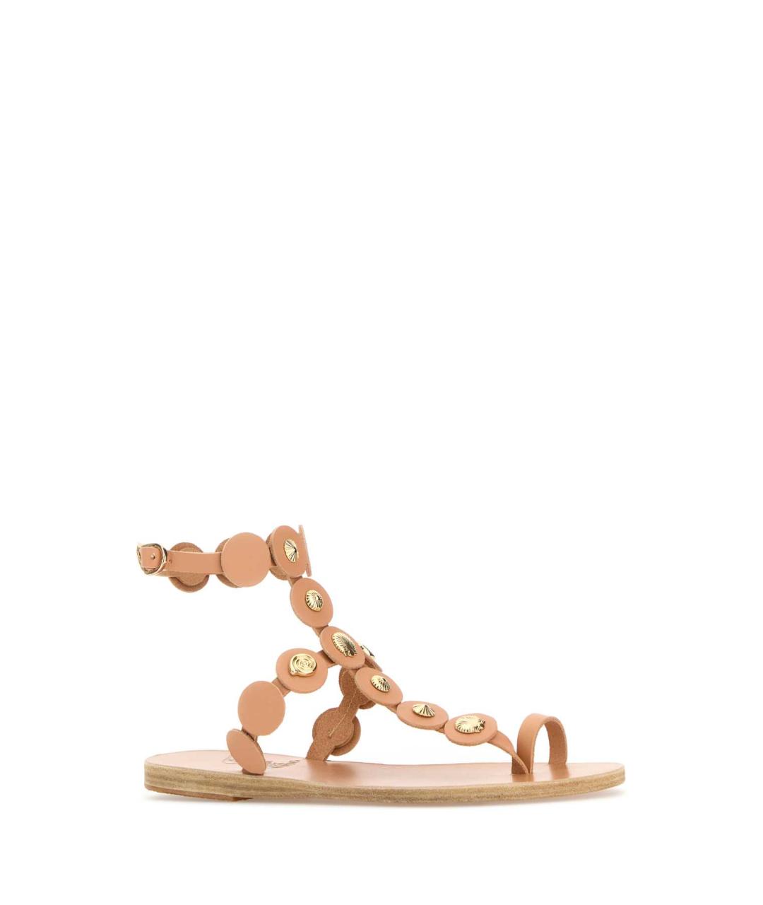 ANCIENT GREEK Бежевые кожаные босоножки, фото 2