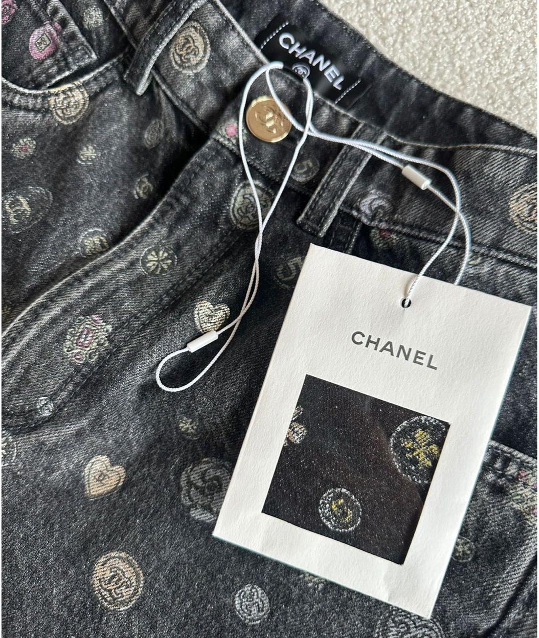 CHANEL Мульти деним шорты, фото 4