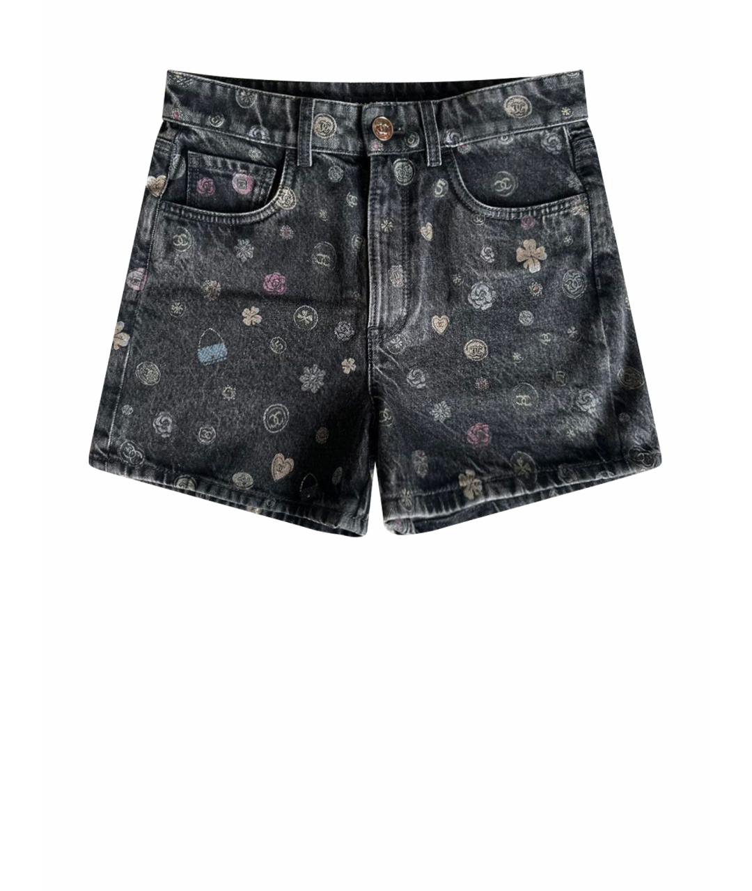 CHANEL Мульти деним шорты, фото 1