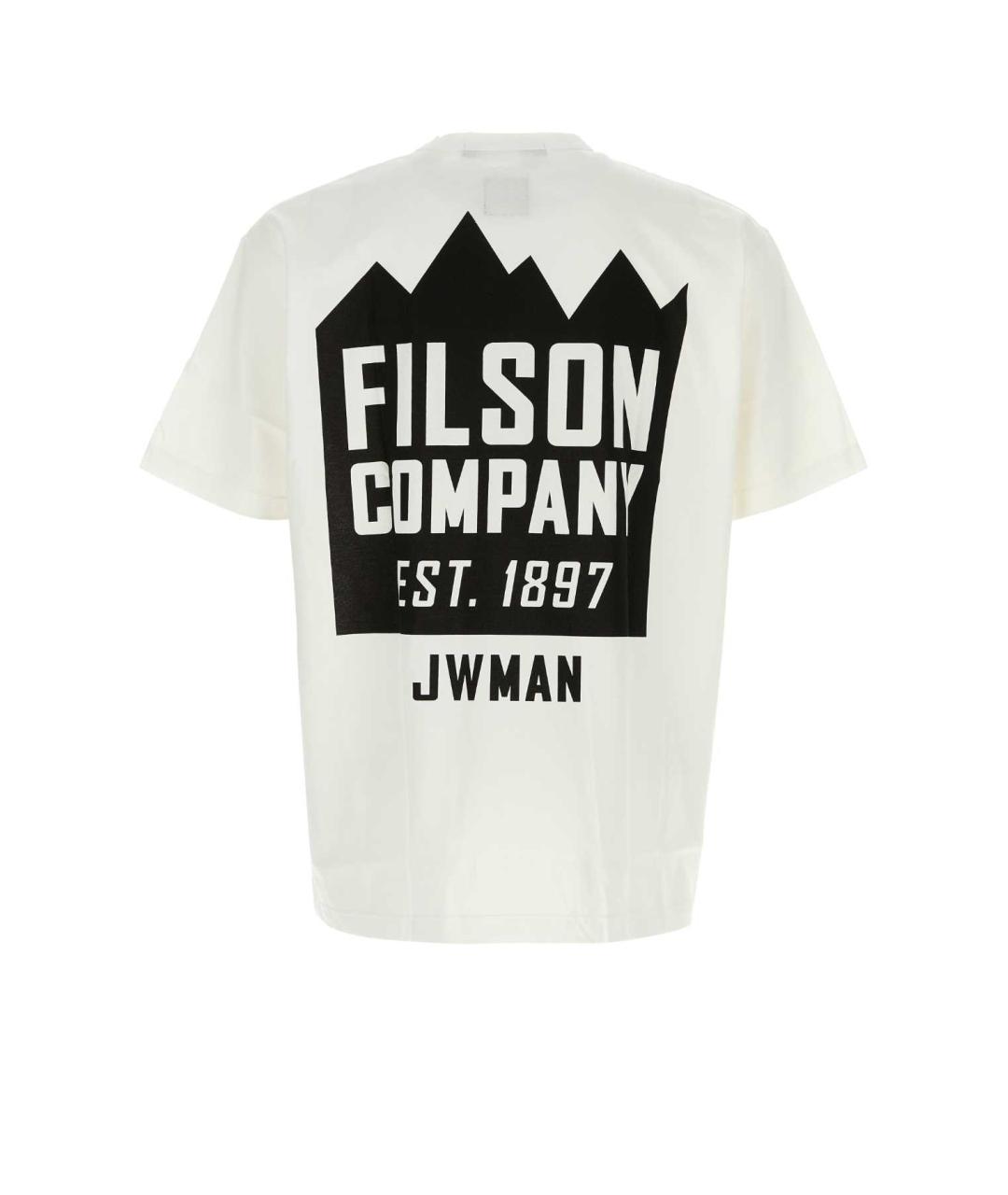 JUNYA WATANABE Белая хлопковая футболка, фото 2