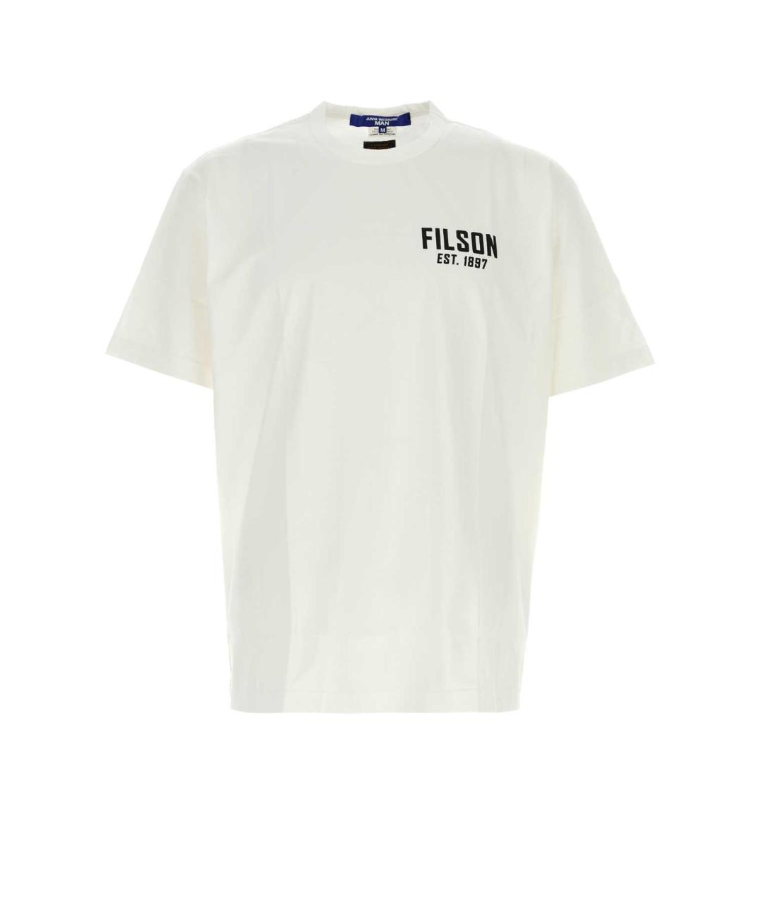 JUNYA WATANABE Белая хлопковая футболка, фото 1