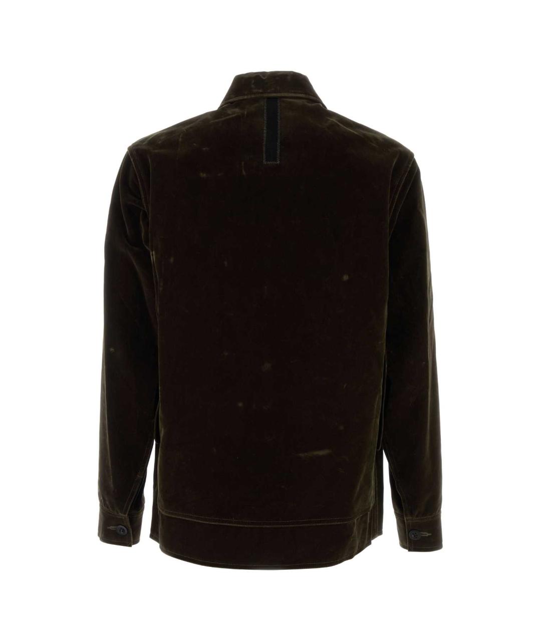 JUNYA WATANABE Коричневая хлопковая куртка, фото 2