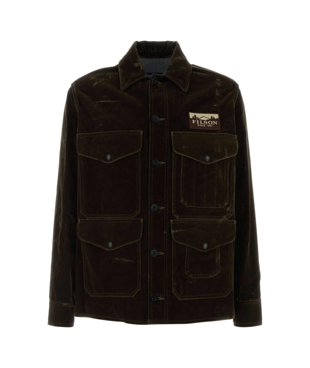 JUNYA WATANABE Коричневая хлопковая куртка, фото 1