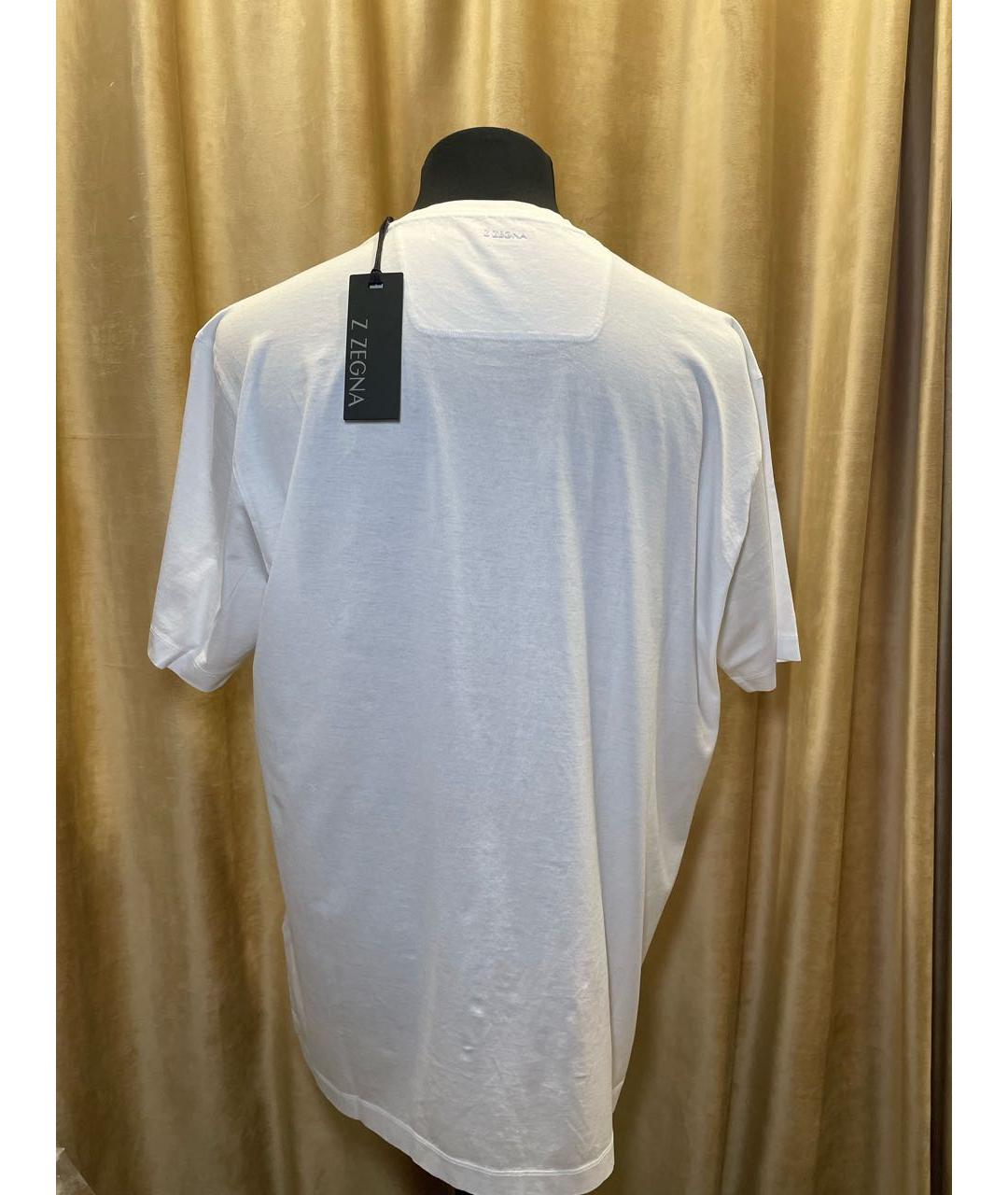 ERMENEGILDO ZEGNA XXX Белая хлопковая футболка, фото 2