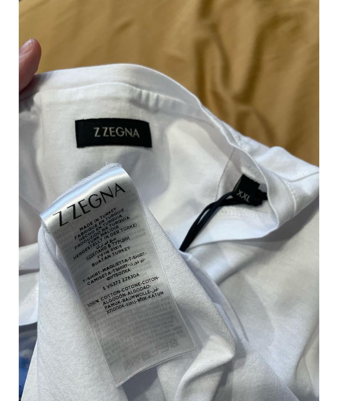ERMENEGILDO ZEGNA XXX Белая хлопковая футболка, фото 6