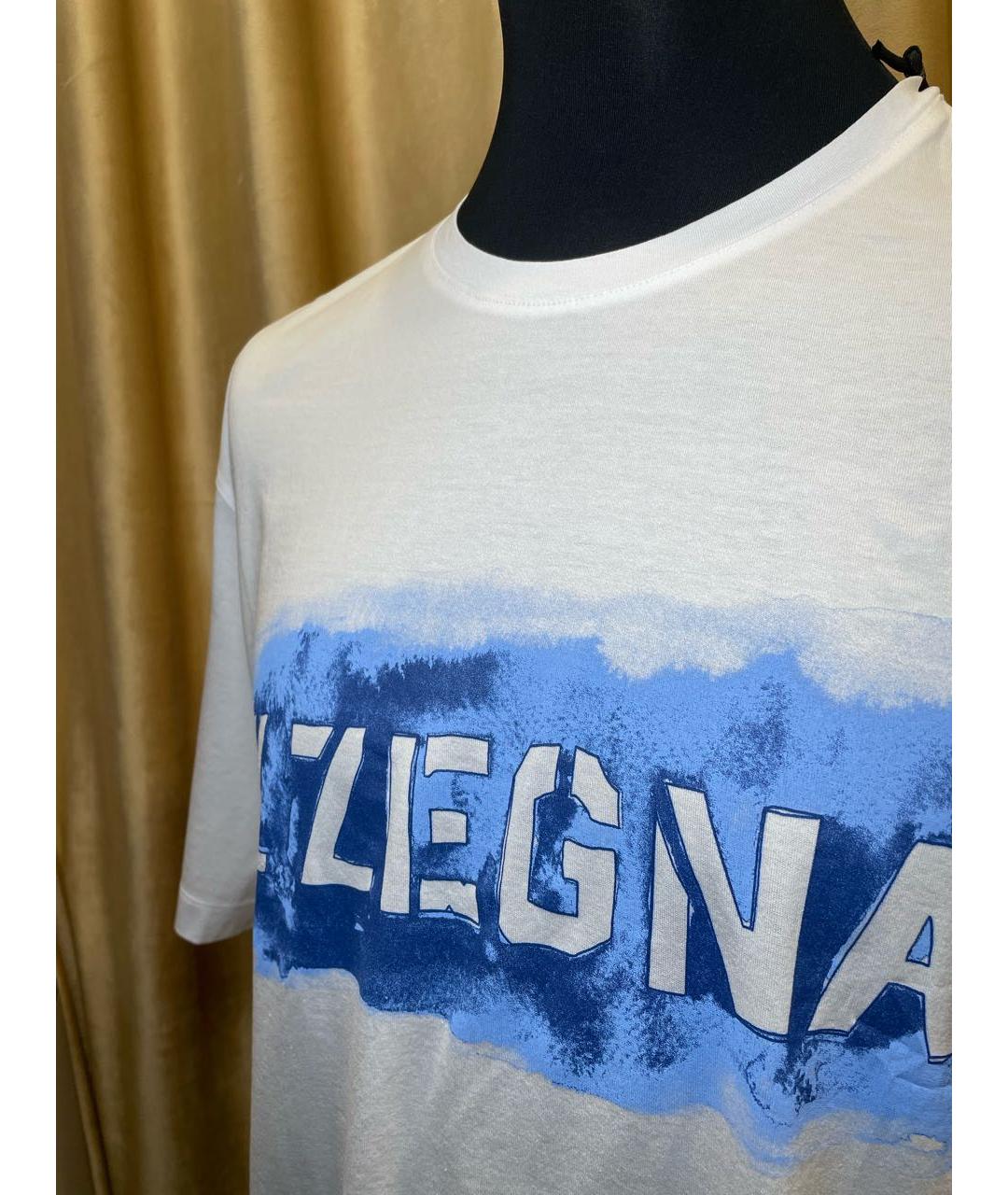 ERMENEGILDO ZEGNA XXX Белая хлопковая футболка, фото 4